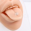 Dice 316L Surgical Stainless Steel with Acrylic Tongue Rings FS-WGEA7F0-06-2