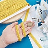 13M Polyester Centipede Lace Ribbons SRIB-WH0011-223A-4
