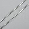 Non-Tarnish 304 Stainless Steel Square Snake Chains Necklaces NJEW-P170-01P-02-3