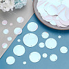   8 Style Rainbow Iridescent PVC Paillette/Sequin Links PVC-PH0001-32B-4