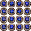Gorgecraft 16Pcs Alloy Rhinestone Shank Buttons BUTT-GF0003-51A-1