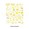 3D Metallic Star Sea Horse Bowknot Nail Decals Stickers MRMJ-R090-58-DP3228-2