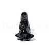 Natural Obsidian Sculpture Display Decorations G-PW0004-61F-1