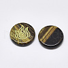 Natural Tiger Eye Cabochons G-T122-37E-2