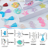 SUPERFINDINGS 35Pcs 35 Styles Translucent Resin Sea Animal Decoden Cabochons RESI-FH0001-63-2