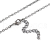 Alloy Star Tassels Pendant Necklace NJEW-M221-02B-3