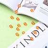 Autumn Theme Transparent Acrylic Beads TACR-S089-10mm-11-6