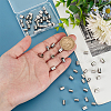 Unicraftale 304 Stainless Steel Cord End Caps STAS-UN0010-58P-4
