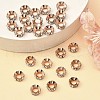 Brass Rhinestone Spacer Beads RB-A020-7mm-01RG-4
