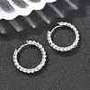 Brass Hoop Earrings EJEW-D320-22P-2