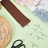 Gorgecraft 100Pcs Carbon Steel Lawn Chair Webbing Clips for Macrame Chair Frame FIND-GF0005-82-4