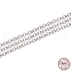 Anti-Tarnish Rhodium Plated 925 Sterling Silver Rolo Chains STER-WH0011-05P-2