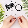 Olycraft 100Pcs Grade A Natural Tourmaline Round Beads G-OC0003-03-3