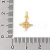 925 Sterling Silver Pave Clear Cubic Zirconia Star Charms STER-K181-01A-G-3