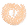 Baking Painted Imitation Jade Glass Round Bead Strands DGLA-Q021-6mm-41-2