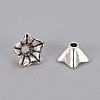 Tibetan Style Alloy Bead Caps K08T9042-2