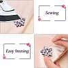 CHGCRAFT 16Pcs 16 Colors Star Cloth Patches PATC-CA0001-03-5