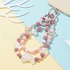 Heart & Moon & Star Acrylic Beaded Bag Straps AJEW-BA00109-3