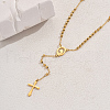 Stainless Steel Rosary Bead Necklaces SM3899-1-2
