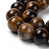 Natural Tiger Eye Round Bead Strands X-G-R200-14mm-3