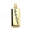 Rack Plating Brass Pendants KK-K401-70G-2