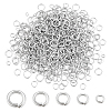 AHADERMAKER 1000Pcs 5 Styles 304 Stainless Steel Open Jump Rings for Chainmaille Weaves STAS-GA0001-62-1