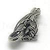 Fashionable Retro 304 Stainless Steel Rhinestone Dragon Pendants STAS-L017-143-3