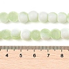 Frosted Crackle Glass Beads Strands X1-GLAA-U001-6mm-M09-4