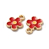 Alloy Enamel Charms X-ENAM-D043-02G-3