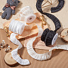  15 Yards 3 Colors Ruffled Chiffon Polyester Ribbon OCOR-TA0001-81-5