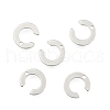 Tarnish Resistant 304 Stainless Steel Letter Charms STAS-O072-C-2