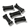 Natural Obsidian Dog Bone Shape Sculptures DJEW-G033-01A-13-1