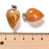 Natural Topaz Jade Pendants G-M424-02P-02-3