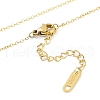 Ion Plating(IP) 304 Stainless Steel Crystal Rhinestone Bowknot Pendant Necklaces for Women NJEW-K276-27G-3