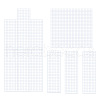 DIY Rectangle Plastic Mesh Sheet Sets DIY-WH0301-10-1