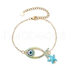 Glass Seed Beads Link Bracelets BJEW-MZ00152-05-2