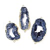 Dyed Natural Druzy Agate links G-R012-05G-01-1