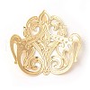 Brass Filigree Joiners Links KK-F772-17G-2