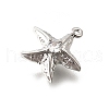 Brass Pave Clear Cubic Zirconia Pendants KK-C096-14B-P-2