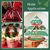 Christmas Tree Aluminum Wire & Alloy Pendant Decoration HJEW-TAC0053-7