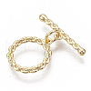 Brass Toggle Clasps KK-S354-219-NF-1