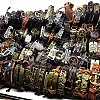 PU Leather Cord Bracelets for  Men Women WGFF396-09-1