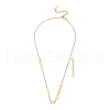 201 Stainless Steel Pendant Necklaces for Women NJEW-D055-08G-3