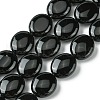 Natural Black Onyx(Dyed & Heated) Beads Strands G-K365-B12-02-2