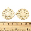 Brass Pendant Cabochon Settings KK-B134-20G-3