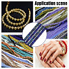 GOMAKERER 2 Strands Natural Lapis Lazuli Beads Strands G-GO0001-59-7
