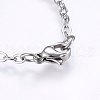304 Stainless Steel Charm Bracelets BJEW-F330-10GP-03-4