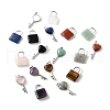 Natural Mixed Gemstone Pendants G-E580-01P-1