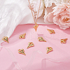 Beebeecraft 10Pcs Brass Pendants KK-BBC0014-72-4
