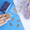 SUNNYCLUE 12Pcs 2 Colors 201 Stainless Steel Pendants STAS-SC0008-81-3